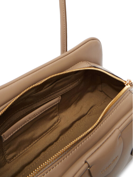 Calvin Klein Calvin Klein Τσάντα Emblem Trio Shoulder Bag LV04F3369G Μπεζ