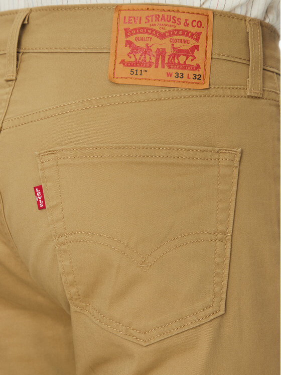 Levi's® Levi's® Jeansy 511™ 04511-3376 Beżowy Slim Fit