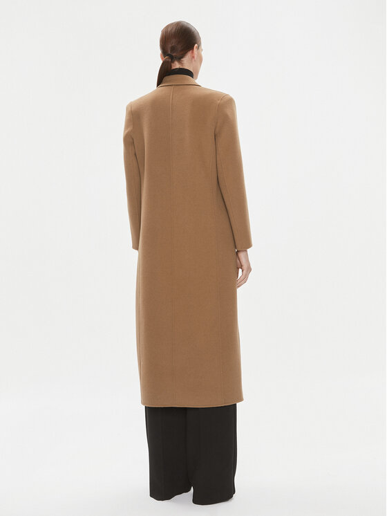 Elisabetta Franchi Elisabetta Franchi Cappotto di lana CP-43D-36E2-V840 Marrone Regular Fit