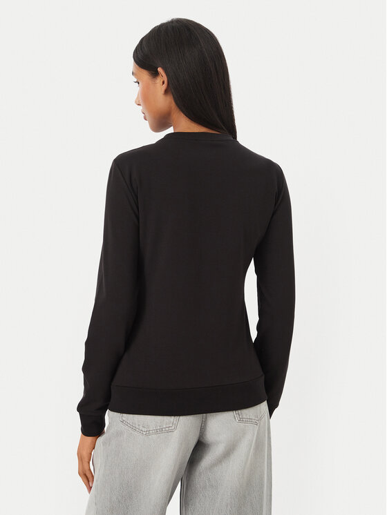 EA7 Emporio Armani EA7 Emporio Armani Pulóver 8NTM45 TJ9RZ 1200 Fekete Regular Fit
