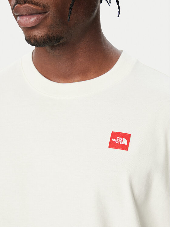 The North Face The North Face T-Shirt Redbox NF0A8EG5QLI1 Κρεμ Relaxed Fit
