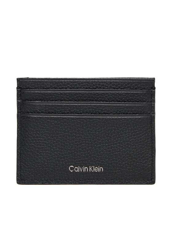 Calvin Klein Calvin Klein Калъф за кредитни карти Foil Emboss Ew Card Case LV04D1060G Черен