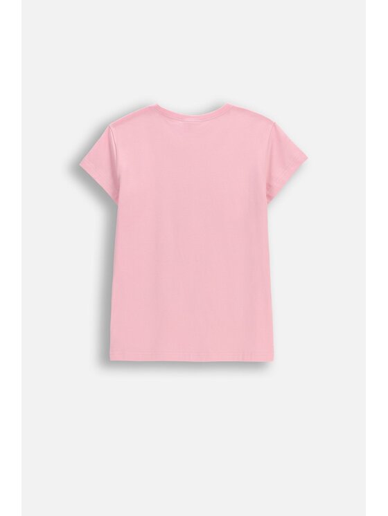 Coccodrillo Coccodrillo T-Shirt WC6143205VGA-007 Różowy Regular Fit
