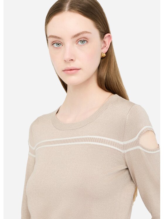 Liu Jo Liu Jo Maglione TF5026MS49IA4344 Beige Regular Fit