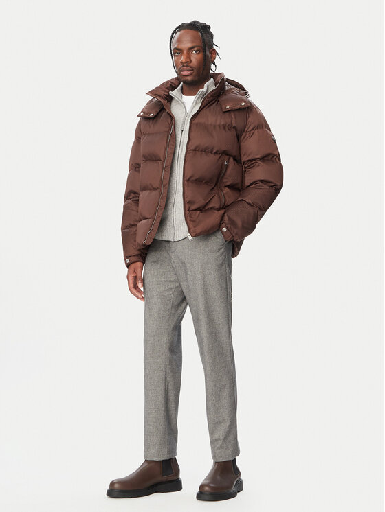 BOSS BOSS Зимно яке H-Corbinian 50565112 Тъмнокафяв Regular Fit