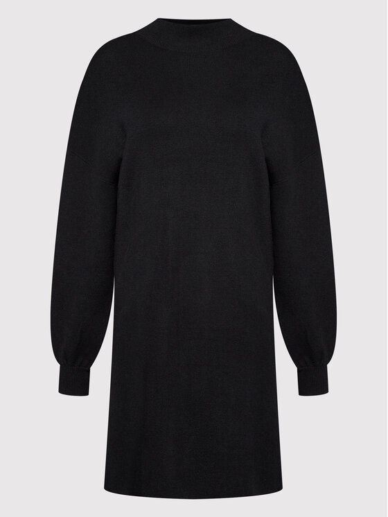Vero Moda Vero Moda Kootud kleit Nancy 10249116 Must Relaxed Fit