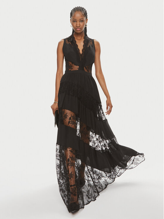 Babylon Babylon Večernja haljina EL0725 Crna Regular Fit