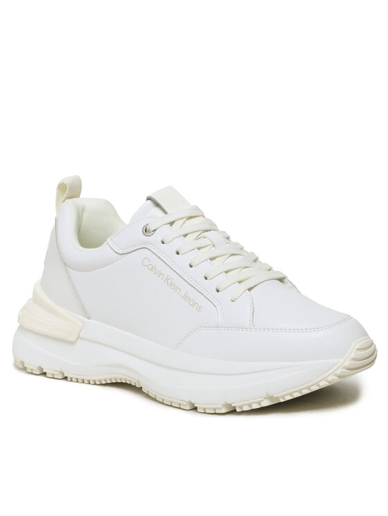 Calvin Klein Jeans Calvin Klein Jeans Sneakers Chunky Runner Rec Lth-Tpu Insert YM0YM00680 Weiß