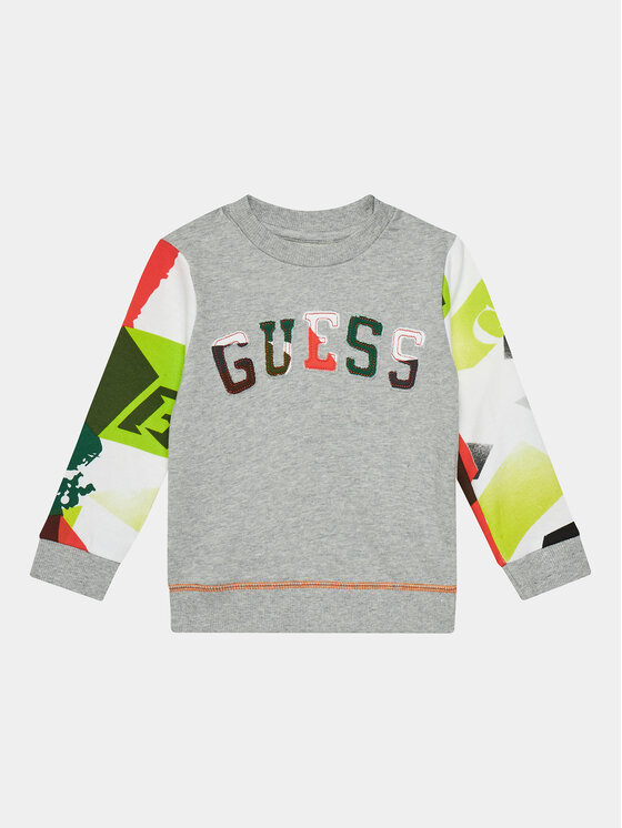 Guess Mikina N4RQ02 KA6R3 Sivá Regular Fit