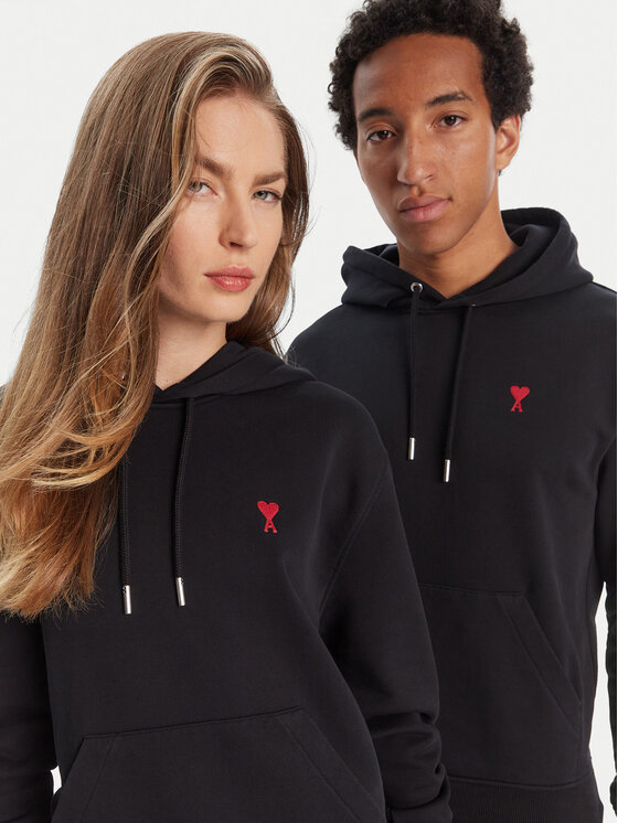 AMI Paris AMI Paris Μπλούζα BFUSW235.730 Μαύρο Regular Fit