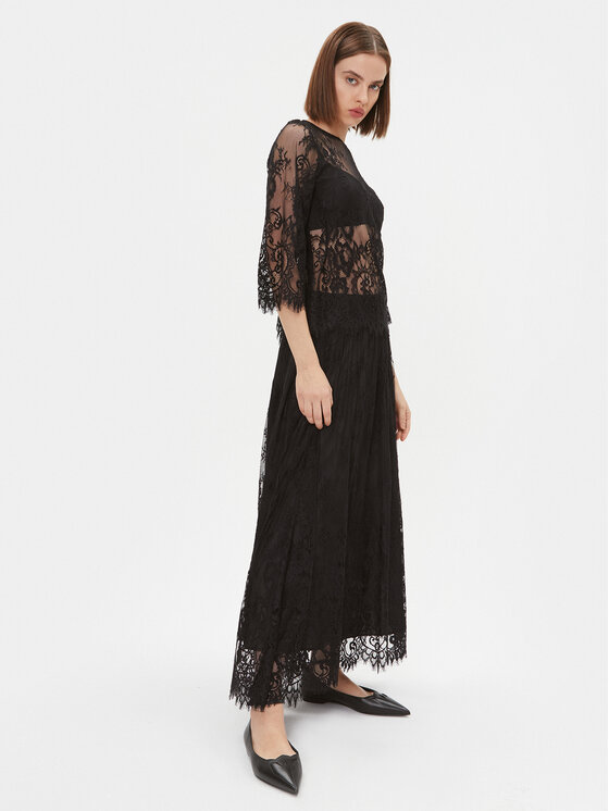 Maryley Maryley Bluse 23IB731/82NE Schwarz Regular Fit