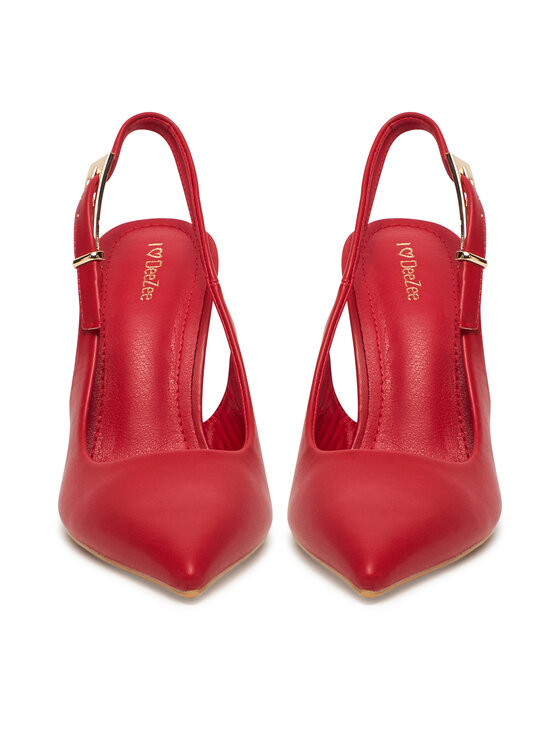 DeeZee DeeZee Pantofi cu toc subțire 6-705-8 Roșu