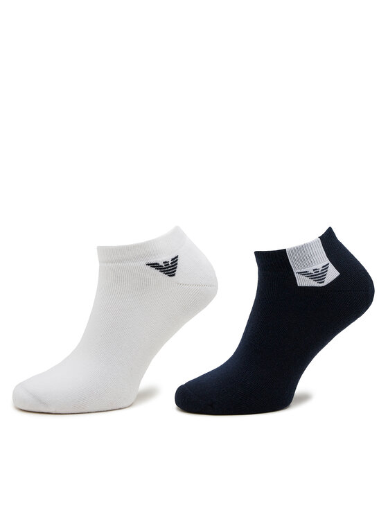 Emporio Armani Emporio Armani Sada 2 párů pánských nízkých ponožek 306208 4R378 01736 Barevná