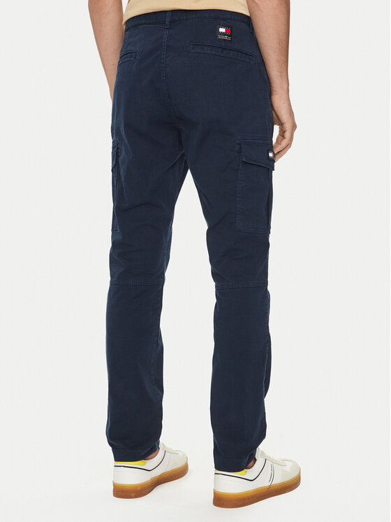 Tommy Jeans Tommy Jeans Pantaloni di tessuto Austin DM0DM19489 Blu scuro Regular Fit