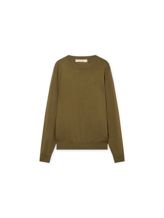 Trussardi Trussardi Sweter M0168000077N035 Zielony Regular Fit