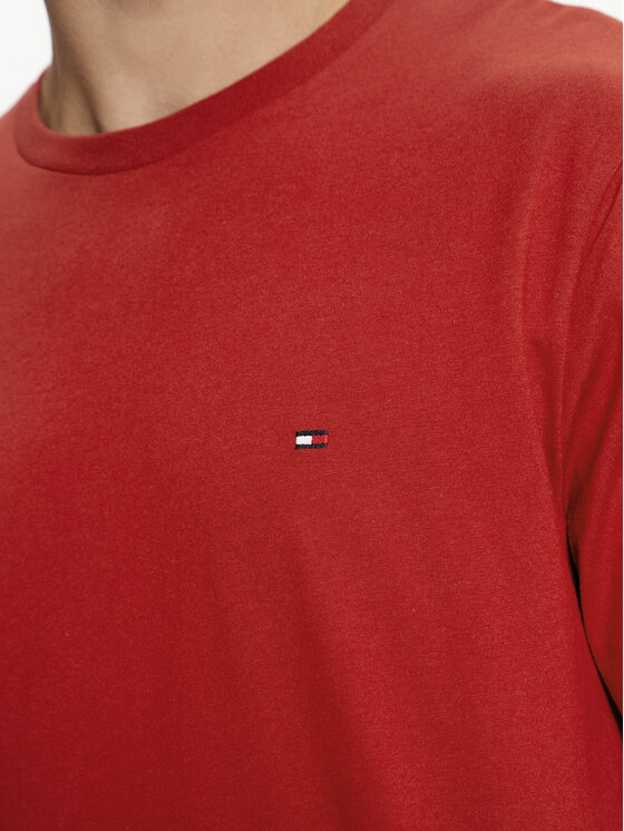 Tommy Hilfiger Tommy Hilfiger Tričko Essential MW0MW37267 Červená Regular Fit