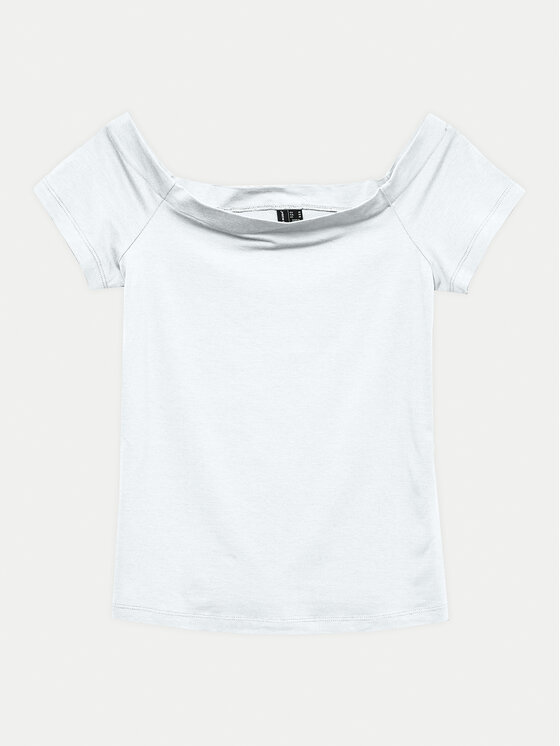 Vero Moda Vero Moda Bluzka Panda 10325598 Biały Regular Fit