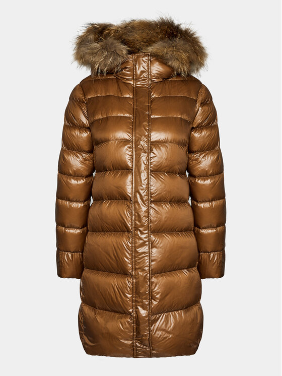 Hetregó Hetregó Pehelykabát Lilith 8K726M 23WD05 Barna Regular Fit