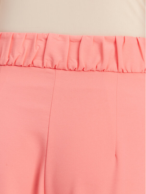 Patrizia Pepe Patrizia Pepe Auduma bikses 2P1602 A411 Koraļļu Regular Fit