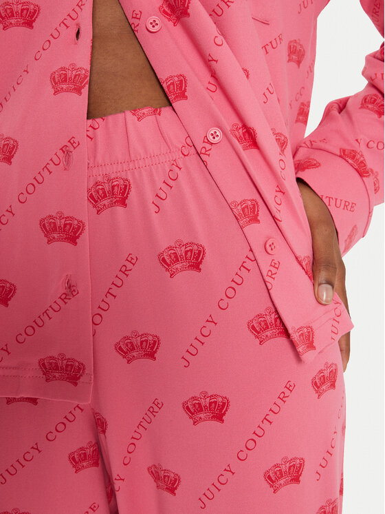 Juicy Couture Juicy Couture Pidžama Estelle & Nolan JCLPJ224510 Ružičasta Relaxed Fit