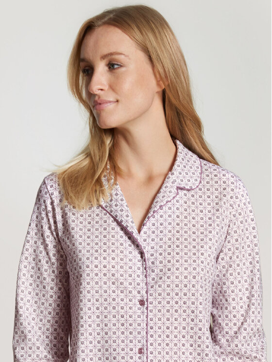 Calida Calida Piżama 41357 Fioletowy Regular Fit