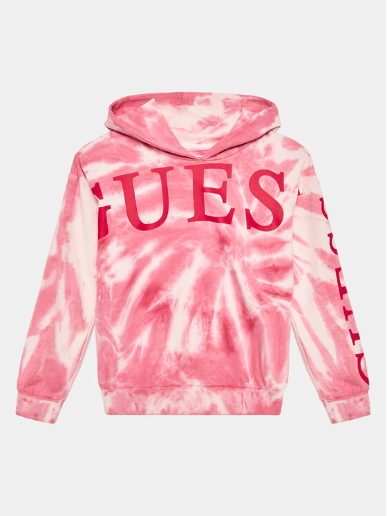 Guess Felpa J3YQ01 KA6R3 Rosa Loose Fit, taglia : 16Y