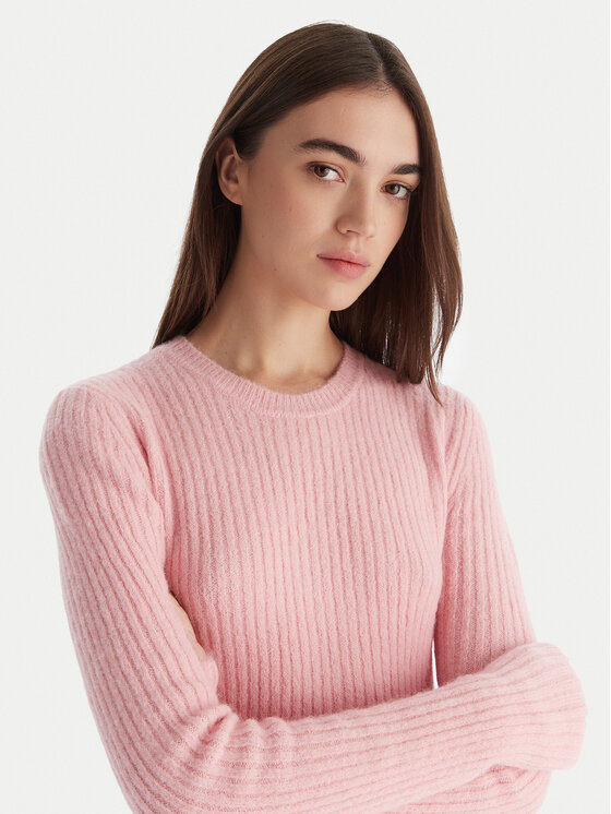 Patrizia Pepe Patrizia Pepe Úpletové šaty 2A2996 K294 Růžová Regular Fit