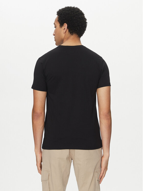 Alpha Industries Alpha Industries Tričko AI.100501FP-583-4XL Čierna Basic Fit