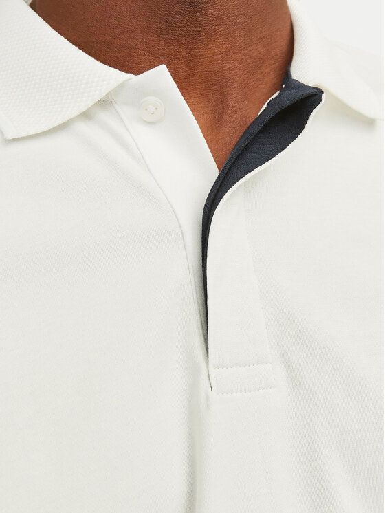 Jack & Jones Jack & Jones Polokošile Crodney 12251180 Bílá Regular Fit