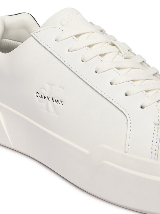 Calvin Klein Calvin Klein Sneakers Chunky Cupsole Laceup Lth YM0YM01344 Alb