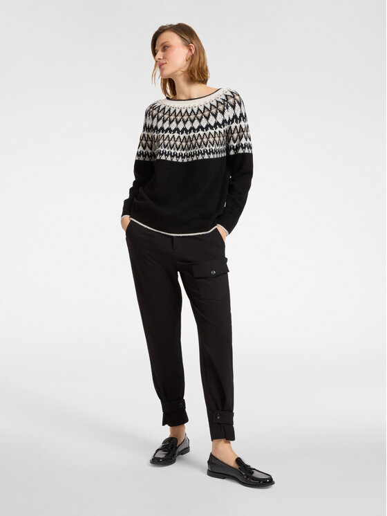 Elena Mirò Elena Mirò Maglione M507Z000642N0S2 Nero Regular Fit