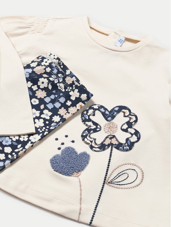 Mayoral Mayoral Komplet bluza in legice 2711 Bež Regular Fit