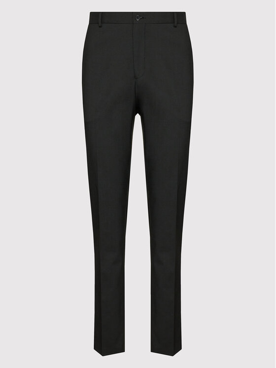 Selected Homme Selected Homme Spodnie garniturowe Logan 16051390 Czarny Slim Fit