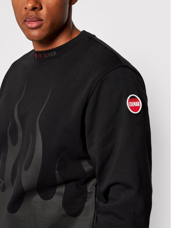 Colmar Colmar Felpa Mood 9718 6UX Nero Regular Fit