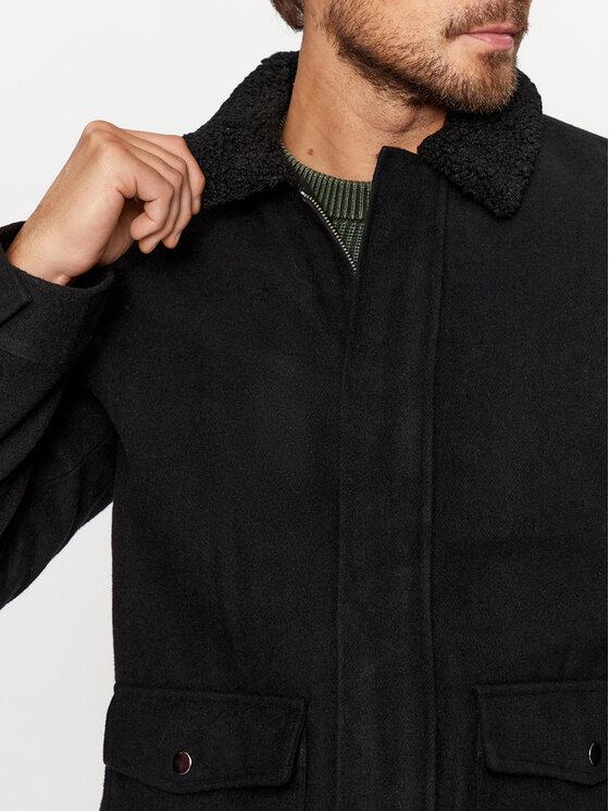 Jack&Jones Jack&Jones Demisezoninė striukė 12236162 Juoda Regular Fit