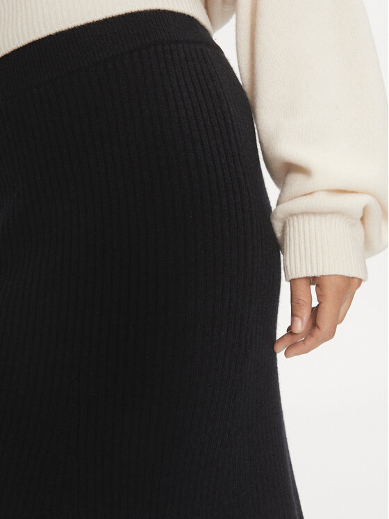 Calvin Klein Calvin Klein Fustă midi K20K207688 Negru Regular Fit