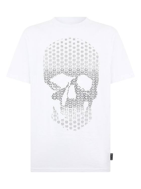 PHILIPP PLEIN PHILIPP PLEIN T-Shirt 29725 Biały Regular Fit