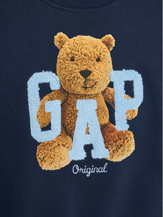 Gap Gap Bluza 627729-00 Granatowy Regular Fit