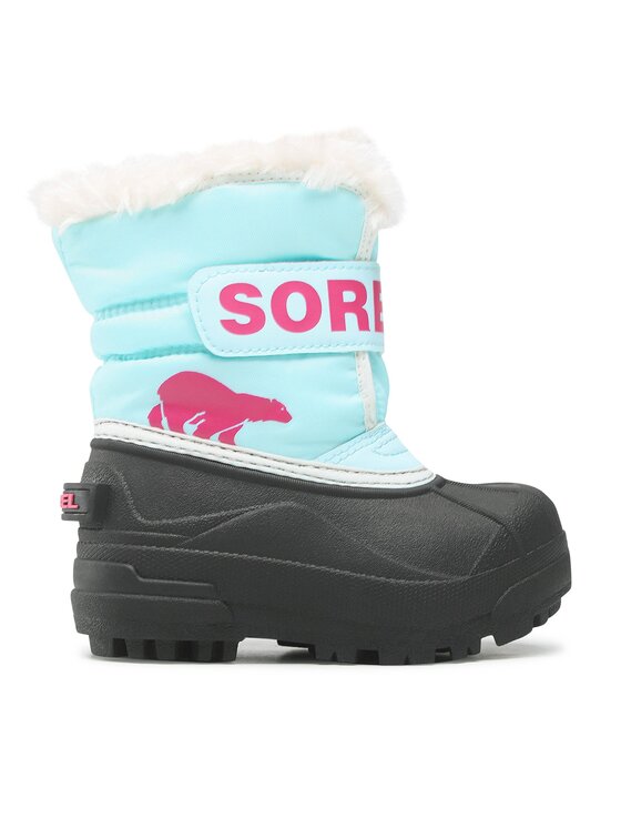 Sorel Škornji Za Sneg Childrens Snow Commander NC1960-428 Svetlo Modra