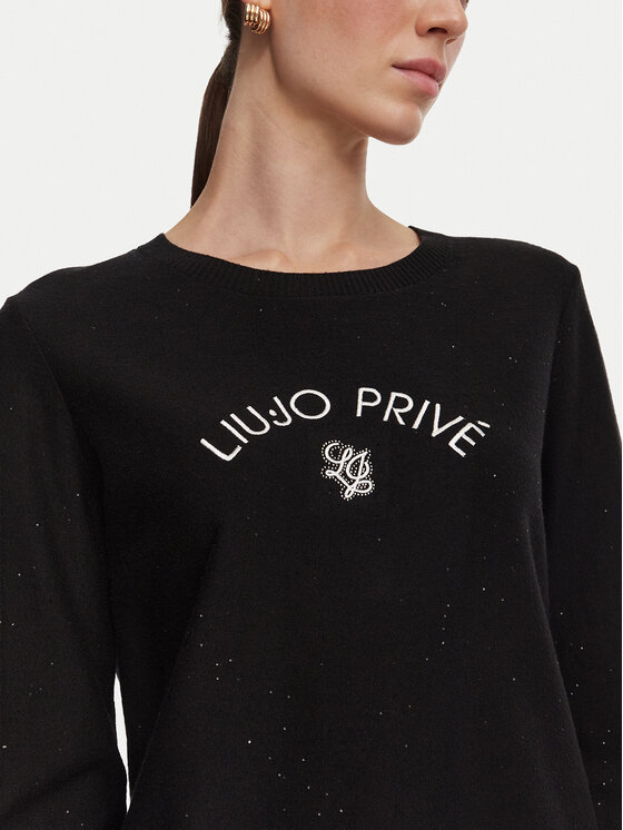 Liu Jo Sport Liu Jo Sport Maglione TF6037 MS049 Nero Regular Fit