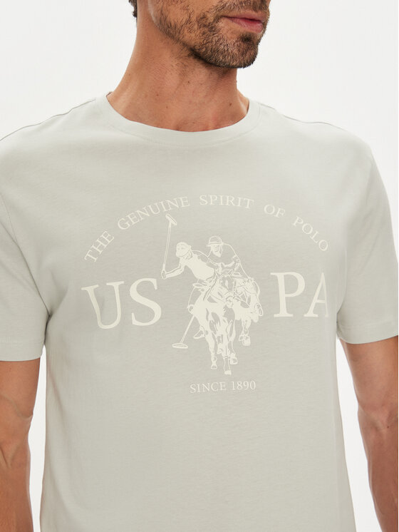 U.S. Polo Assn. U.S. Polo Assn. Tričko MUP4203 Béžová Regular Fit