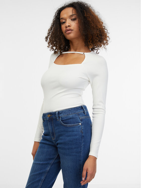 Orsay Orsay Jeansy 1000190548000__42 Niebieski Boyfriend Fit