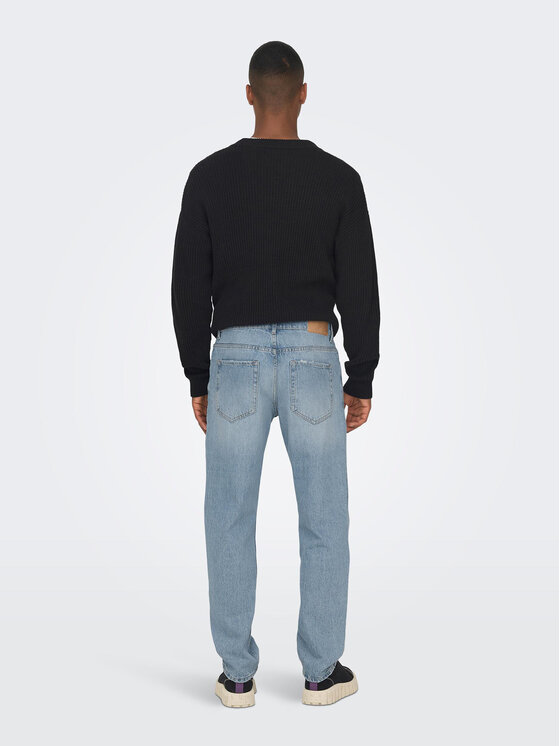 Only & Sons Only & Sons Traperice Edge 22026986 Plava Loose Fit