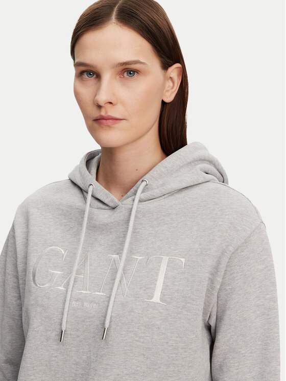 Gant Gant Суитшърт 4200503 Сив Regular Fit