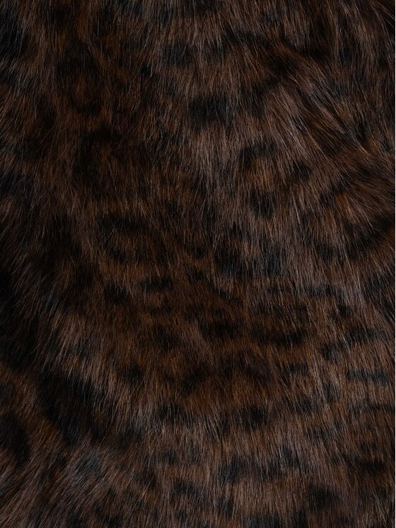 Ombre Ombre Futro OW-FR-E0011 Brązowy Relaxed Fit