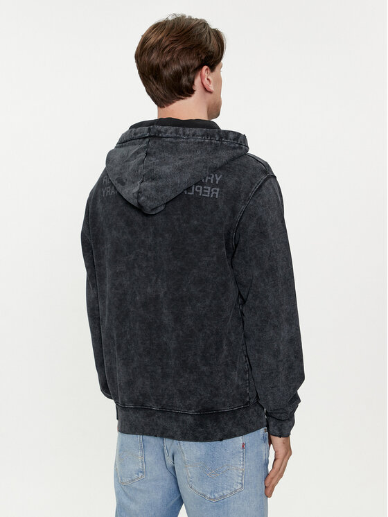 REPLAY Replay Pulóver M6829.000.23688M Fekete Regular Fit