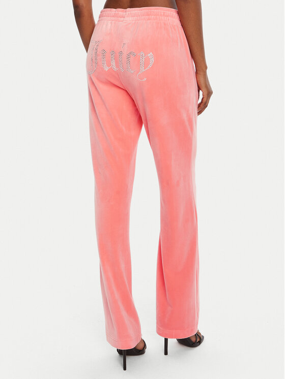 Juicy Couture Juicy Couture Donji dio trenerke Tina JCAPW045 Narančasta Regular Fit