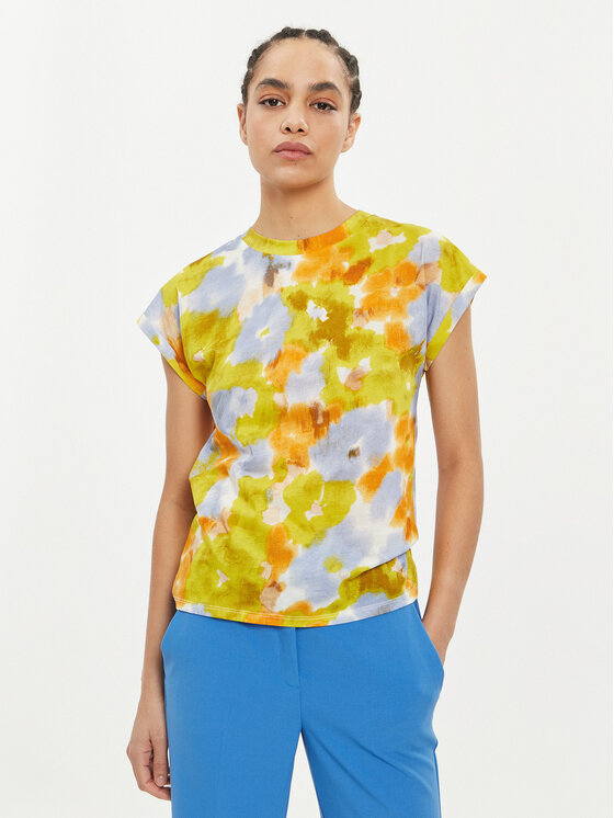 Marella Marella Majica Zum 2413941022 Pisana Regular Fit