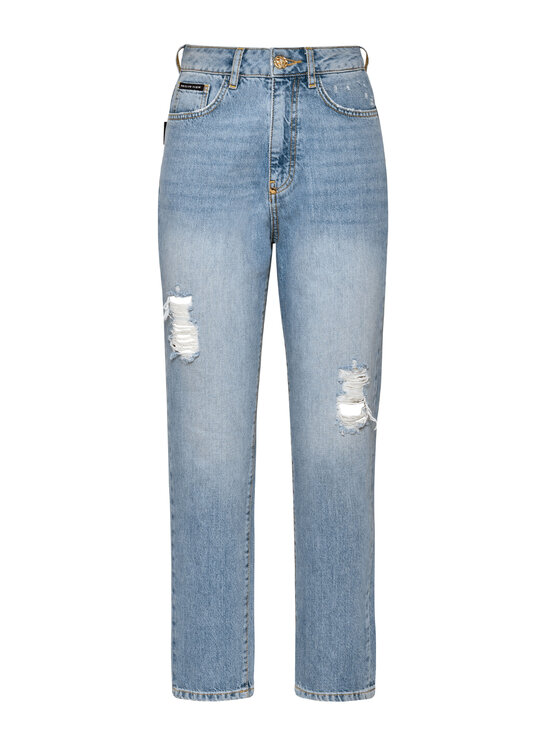 PHILIPP PLEIN PHILIPP PLEIN Jeansy 30442 Niebieski Boyfriend Fit