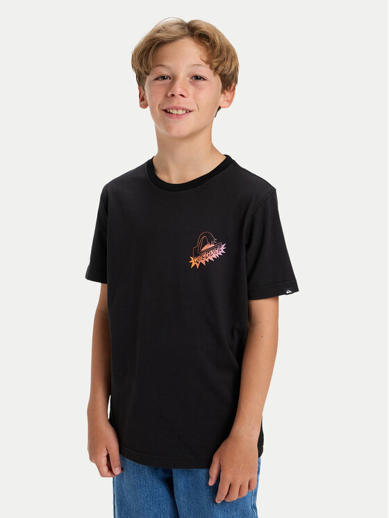 Quiksilver Quiksilver Tricou Ev Star Ride EQBZT04900 Negru Regular Fit